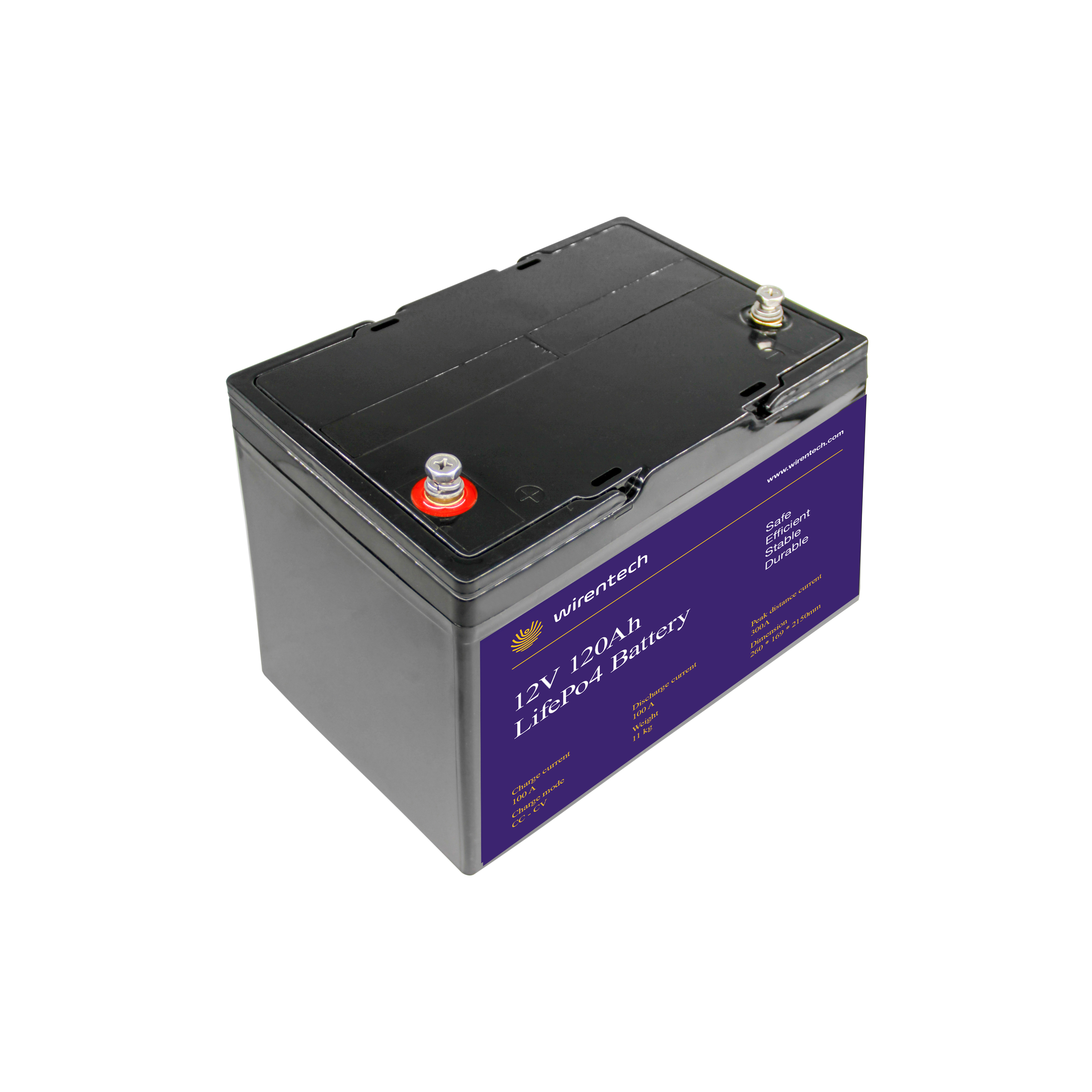 12v 120ah Lifepo4 Battery with Group24 